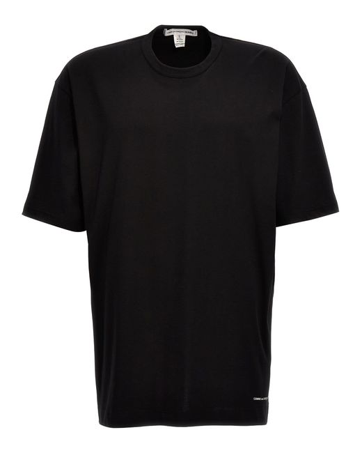 Comme des Garçons Black Logo Print T-shirt for men