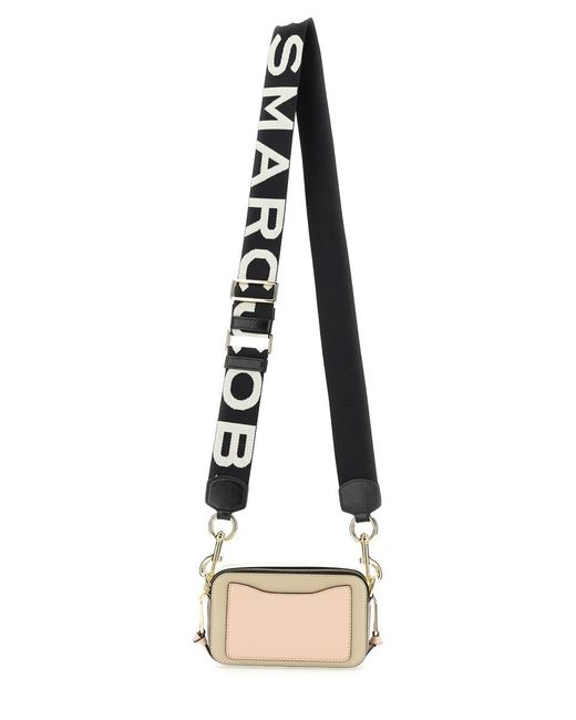 Marc Jacobs Natural Shoulder Bag The Snapshot Leather