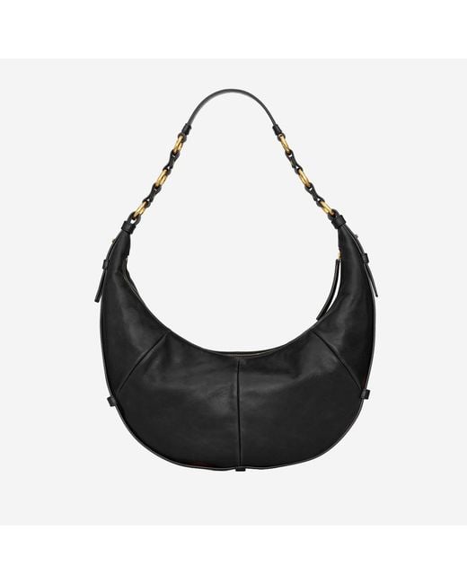 Saint Laurent Black Hobo Bag Leather Shoulder