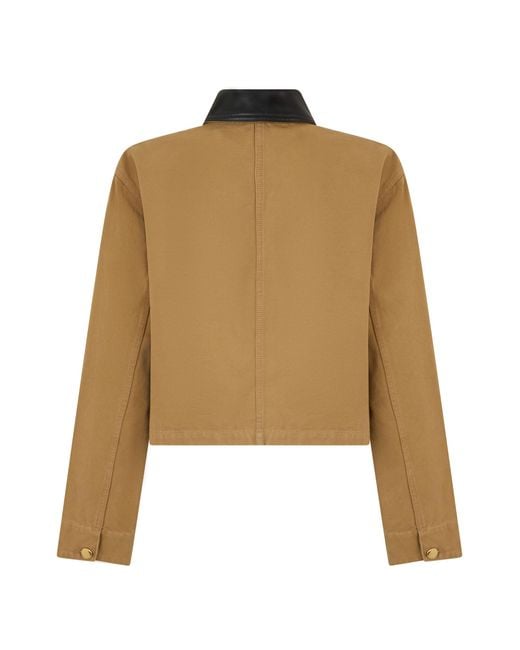 Balenciaga Natural Short Jacket Cotton
