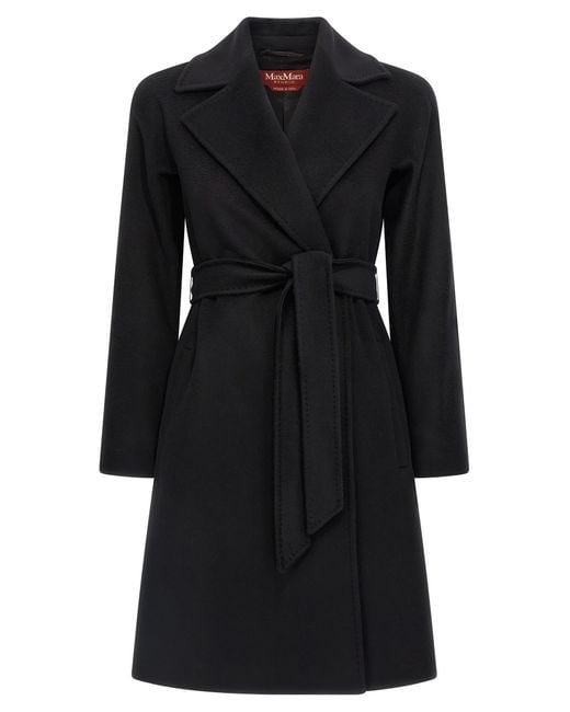 Max Mara Black Dravenna Coat