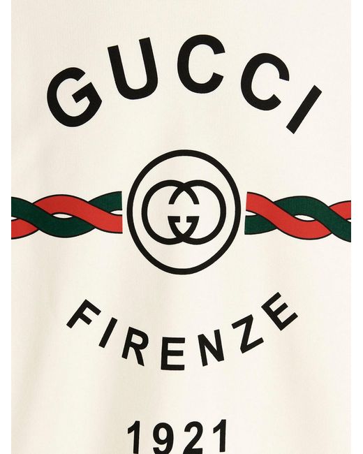 Gucci Natural Firenze 1921 Hoodie for men