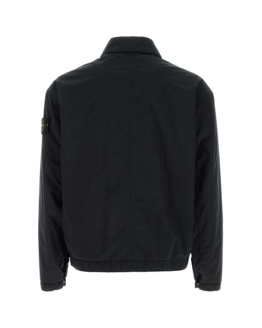 Stone Island Black Midnight Stretch Polyester Jacket for men