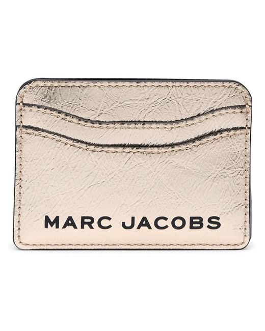 Marc Jacobs Synthetic The Metallic Card Case | Lyst