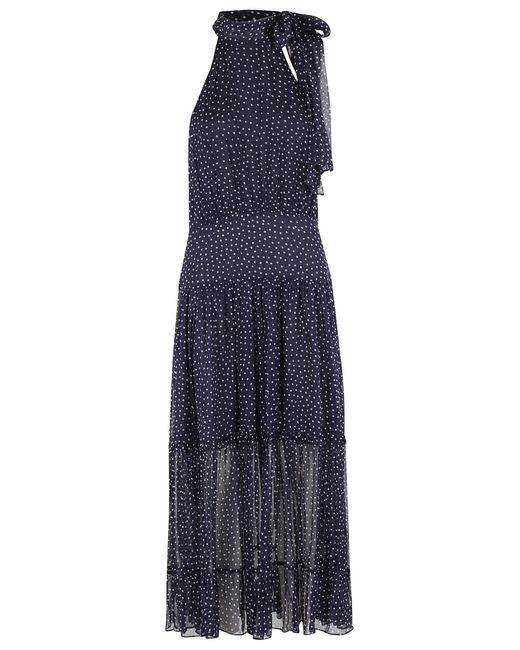 Rixo Blue Abi Dress