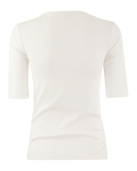 Peserico White T-Shirt Bianco