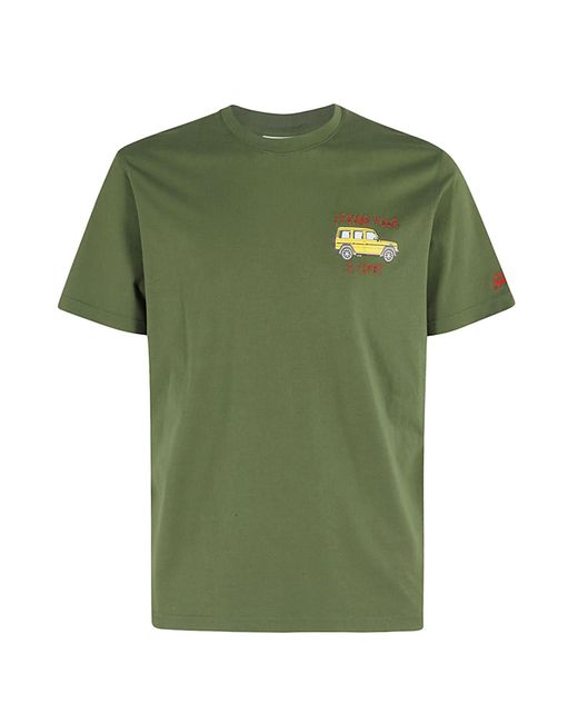 Mc2 Saint Barth Green Cotton Classic T Shirt for men