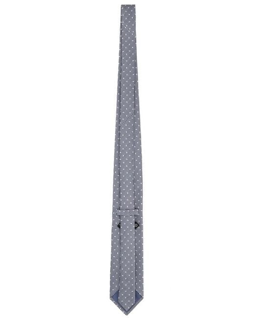 Tom Ford White Printed Silk Tie Ties & Bow for men