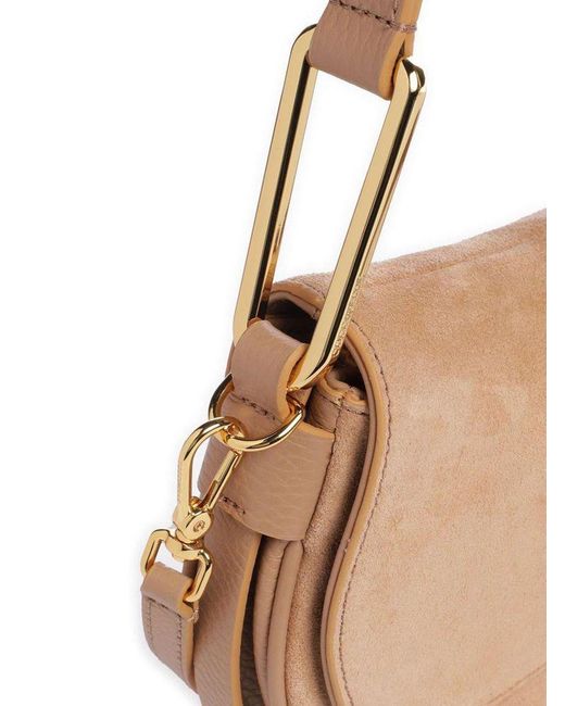 Coccinelle Natural Shoulder Bag Cowhide Shoulder-Bags