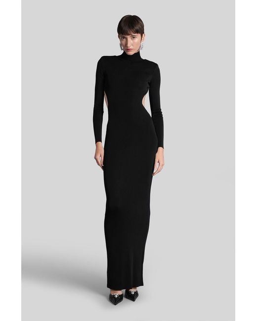 Self-Portrait Black Long Dress