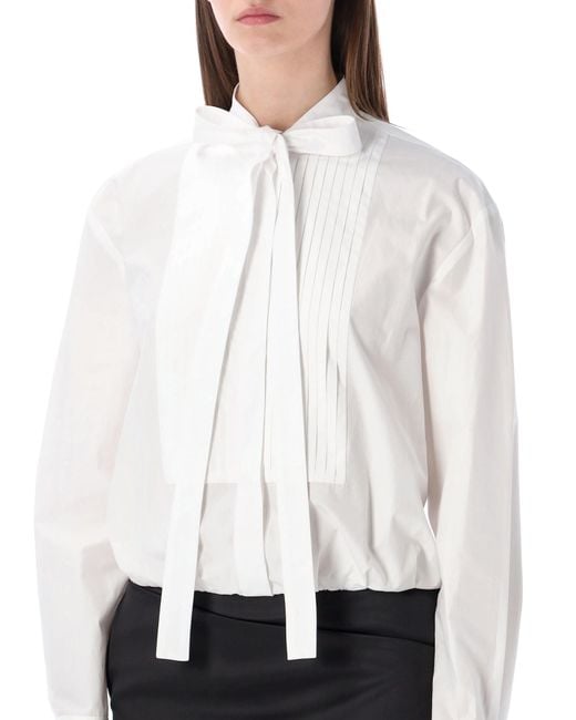 The Attico White And Mini Dress