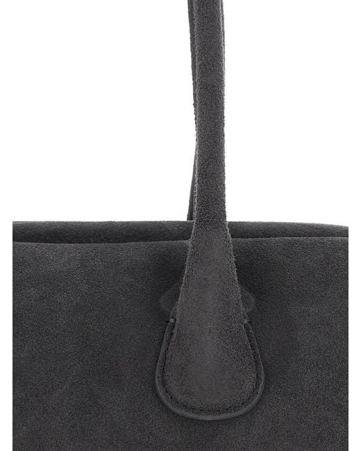 OSOI Black Shoulder Bag Boatwide Mini Leather Cow