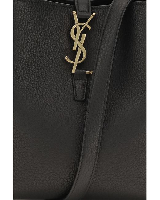 Saint Laurent Black Le 37 Bucket Bag Calf Leather Bos Taurus