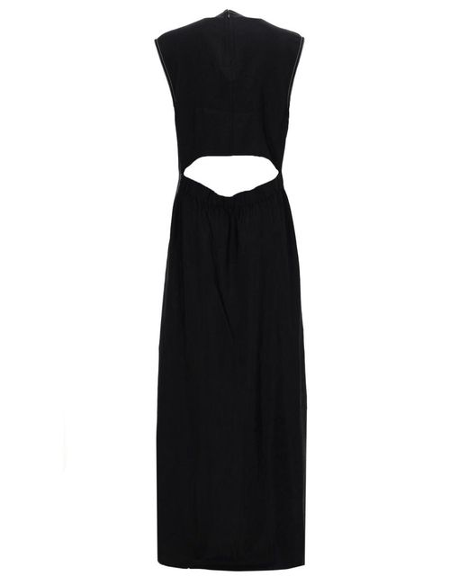 Filippa K Black Tank Dress Acetate