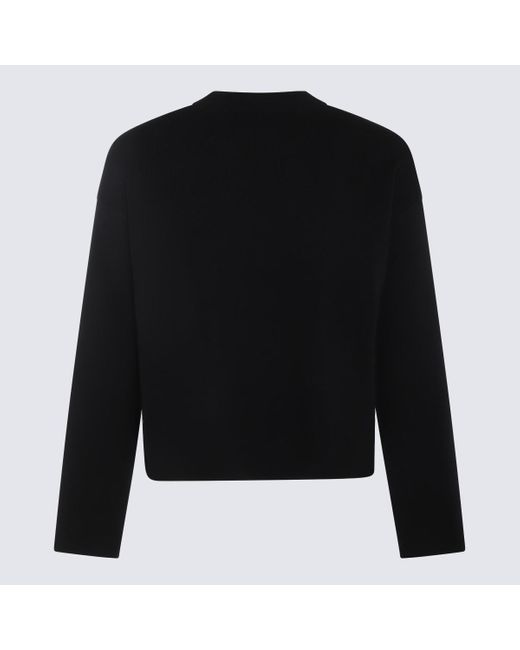 AMI Black Cotton Sweatshirt