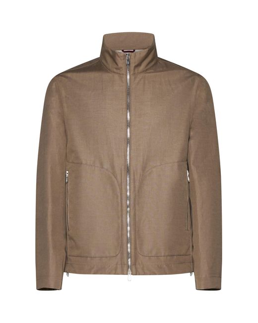 Brunello Cucinelli Brown Coats for men