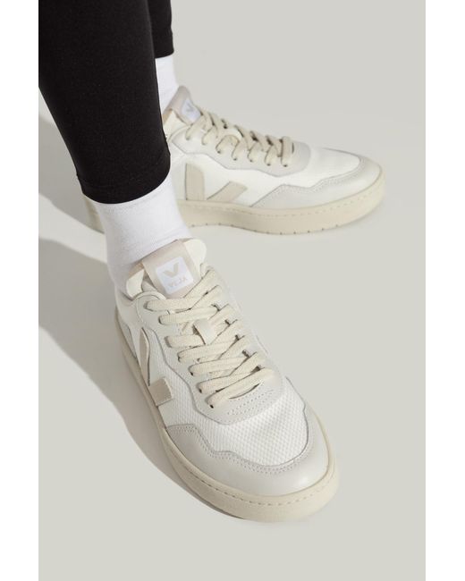 Veja White Sneakers 'V-90 B-Mesh'