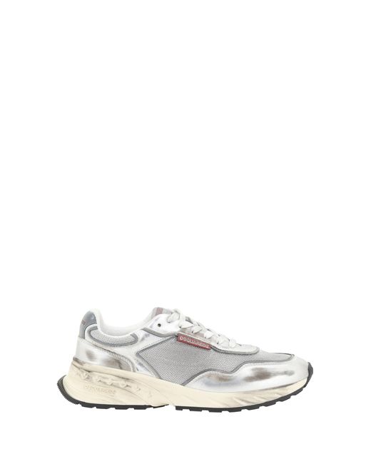 DSquared² White Sneakers Sprinter Calf Leather (Bos Taurus) Trainers for men