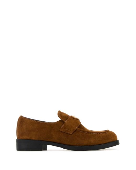 Prada Brown Moccasters