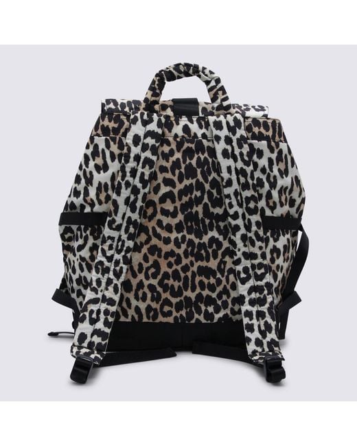 Ganni Black Tech Backpack