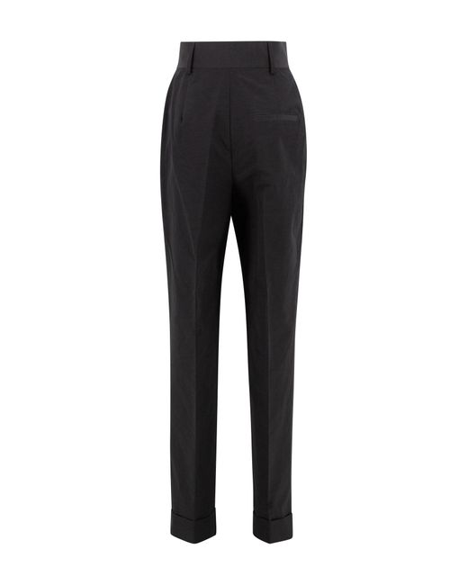 Philosophy Di Lorenzo Serafini Black High-Waisted Technical Cotton Pants