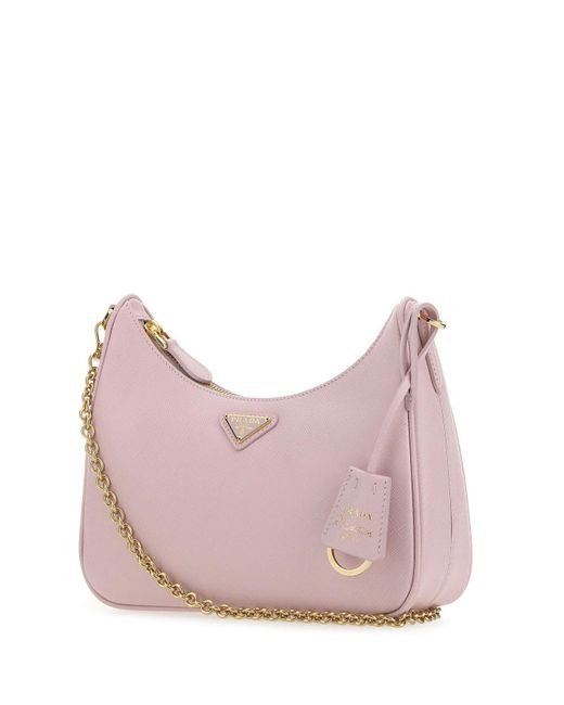 Prada Pink Pastel Leather Re-Edition 2005 Handbag