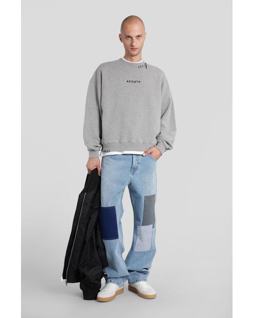 Axel Arigato Gray Loops Sweatshirt Sweatshirt for men
