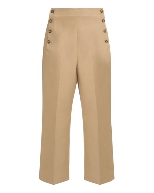 Polo Ralph Lauren Natural Cotton-Wool Trousers