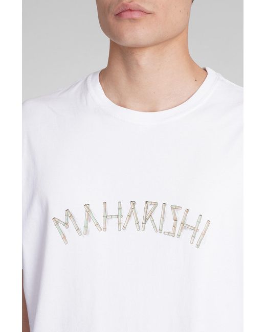 Maharishi White T-Shirt for men