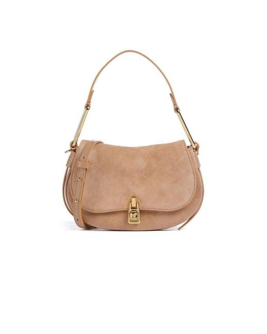 Coccinelle Natural Shoulder Bag Cowhide Shoulder-Bags