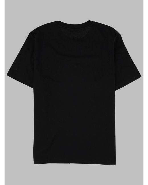 Balmain Black T-Shirt With Logo Print Cotton T-Shirts for men
