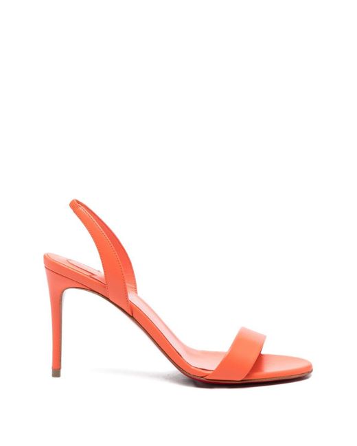 Christian Louboutin Pink O Marylin Leather Sandals