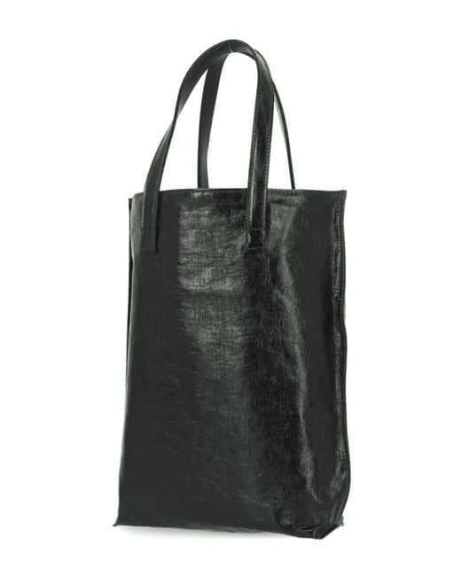 Uma Wang Black Medium Case Canvas Bag