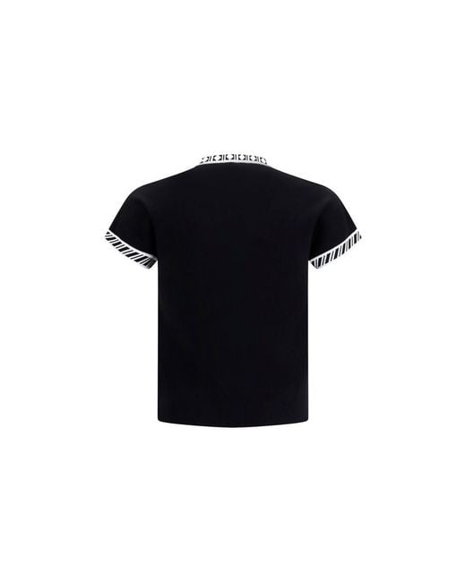 Versace Black Cotton T for men