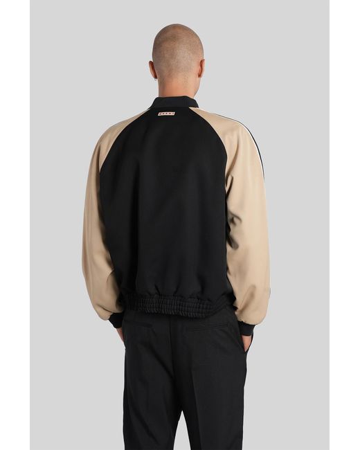 Marni Black Bomber Jacket for men