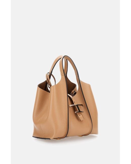 Tod's Natural Tsb Small Shopping Bag