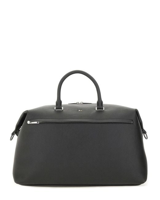 Boss Black Shoulder Bag With Logo for men