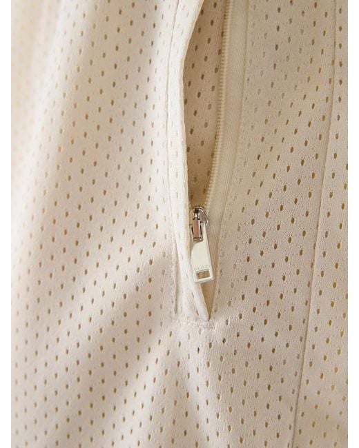 Gucci White Polyester Logo Shorts for men