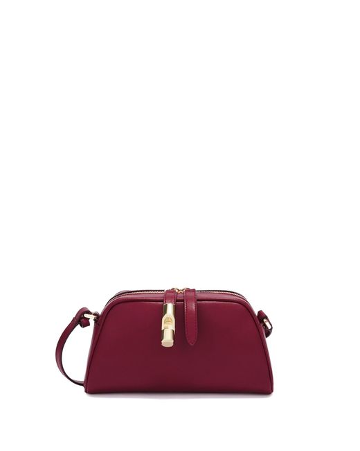 Furla Purple Mini Cherry Leather Top-Handle Bag