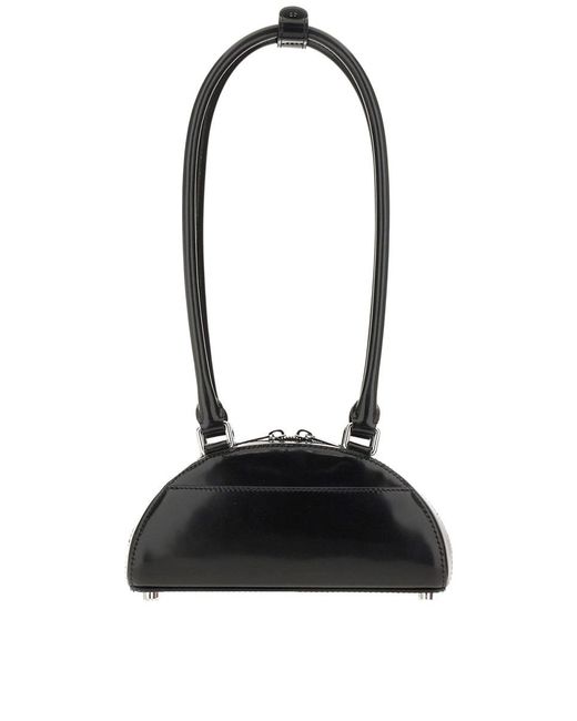 Self-Portrait White Mini Shoulder Bag Outer Cow Leather