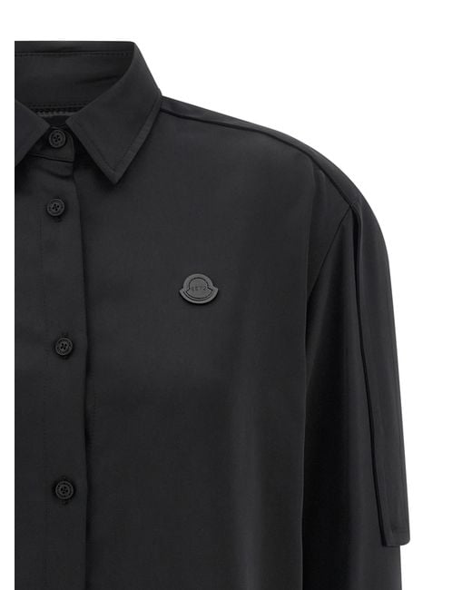 Moncler Genius Black Polyester Blouse