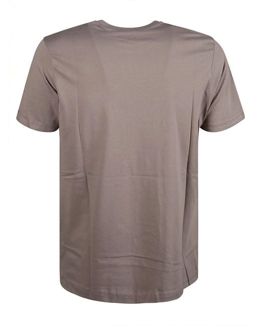 Alpha Industries Gray Basic Small Logo T-Shirt for men