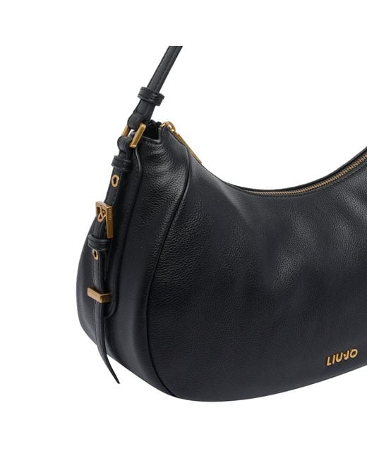 Liu Jo Black Medium Hobo Bag