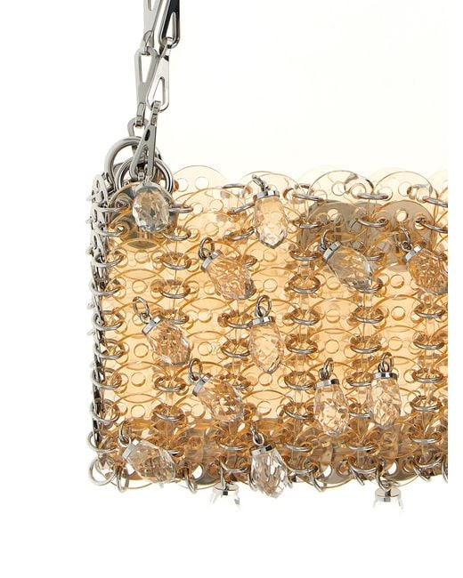 Rabanne Metallic 1969 Nano Crystal Resin Shoulder Bag Synthetic Resins Pt Sst