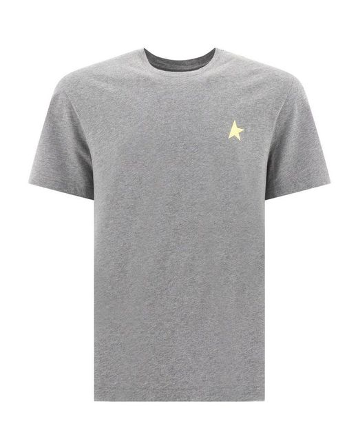 Golden Goose Deluxe Brand Gray Star T-shirt for men