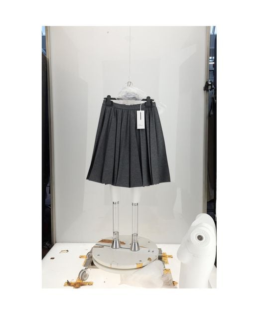 Dior White Skirt Wool