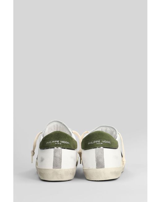 Philippe Model White Prsx Low Sneakers for men