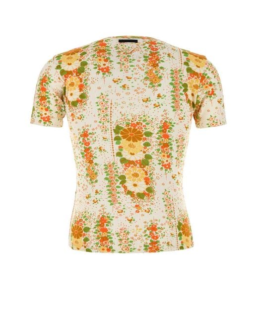 Prada Yellow T-Shirt for men