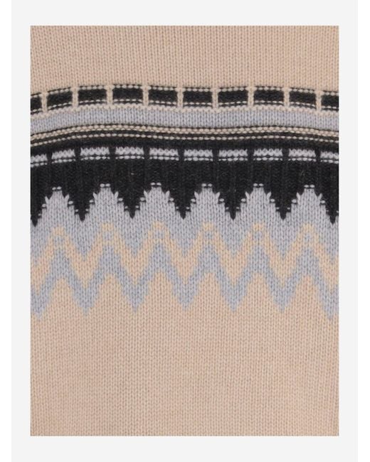 Allude Natural Cashmere Turtleneck Sweater