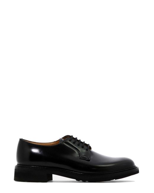 Church's Black Shannon Lace-up Derby Shoes for men